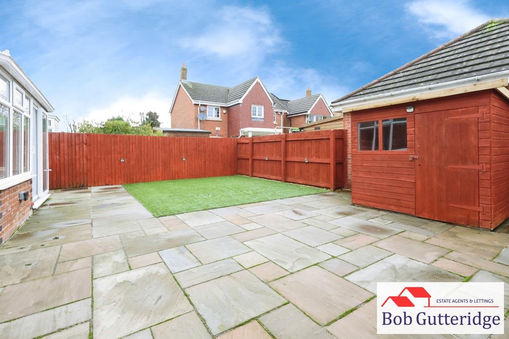 Enclosed rear garden