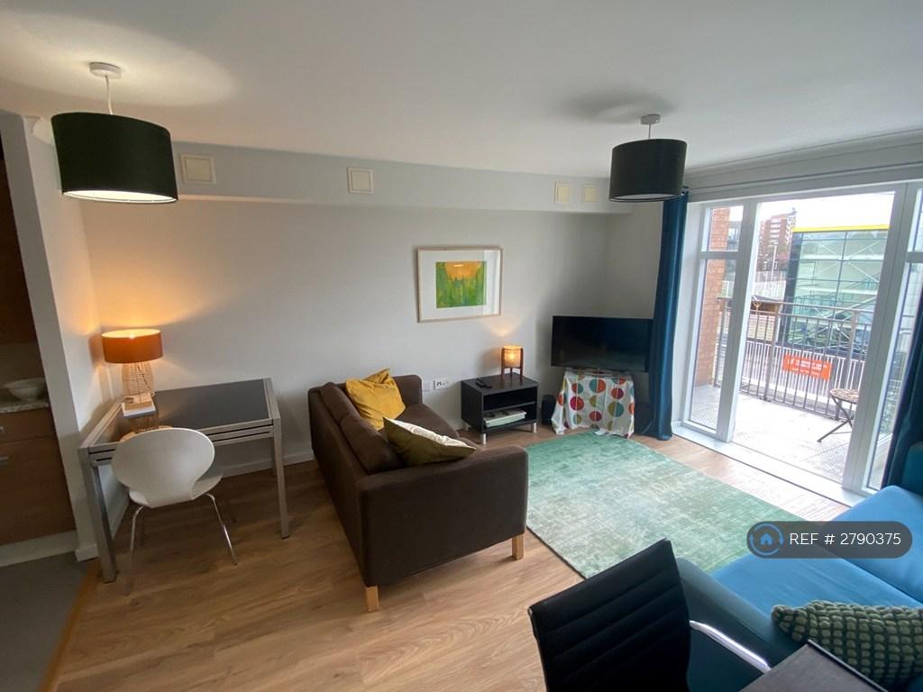 Open Plan Living Area With Dining Table