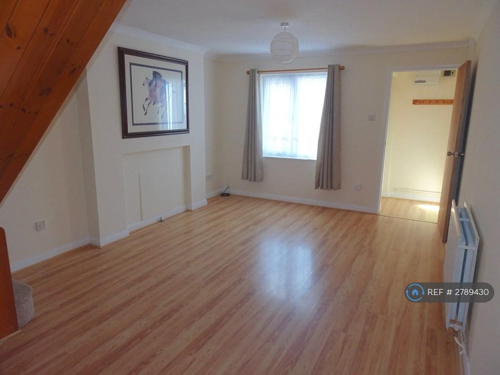 Living Room With Porch Beyond