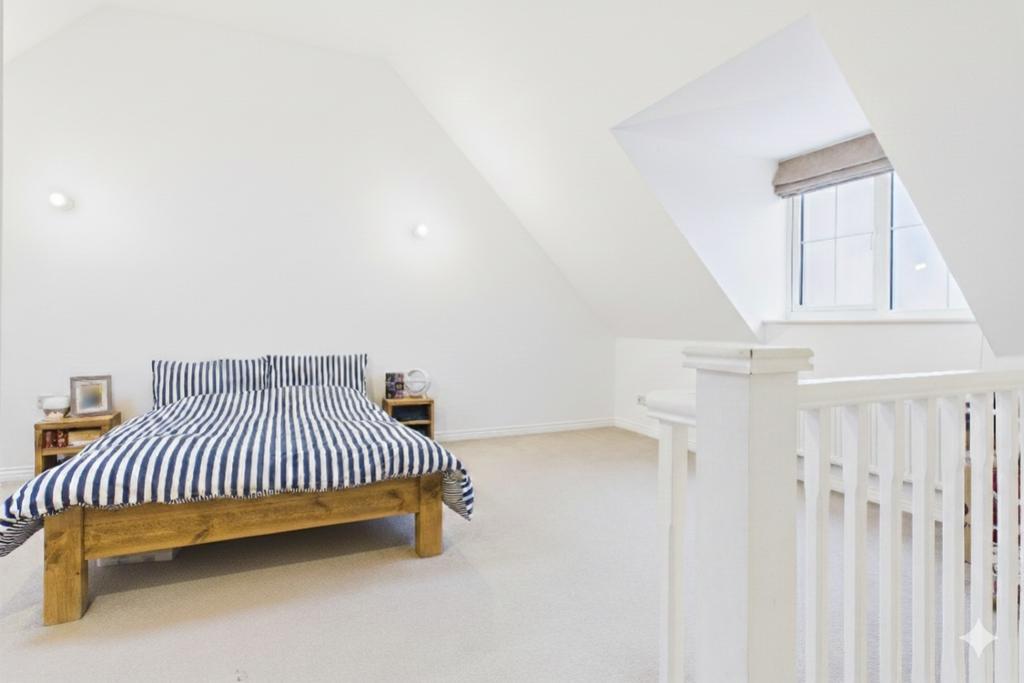 The principal bedroom giving hotel suite vibes