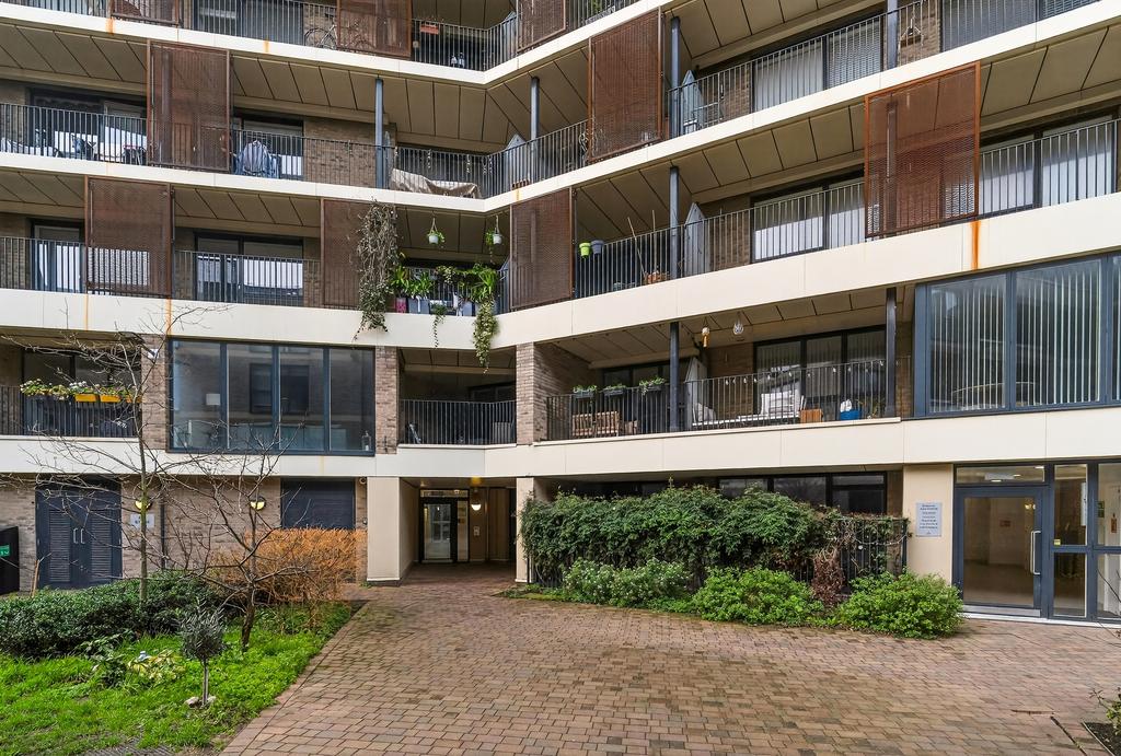 Apartment building facade, block of apartments