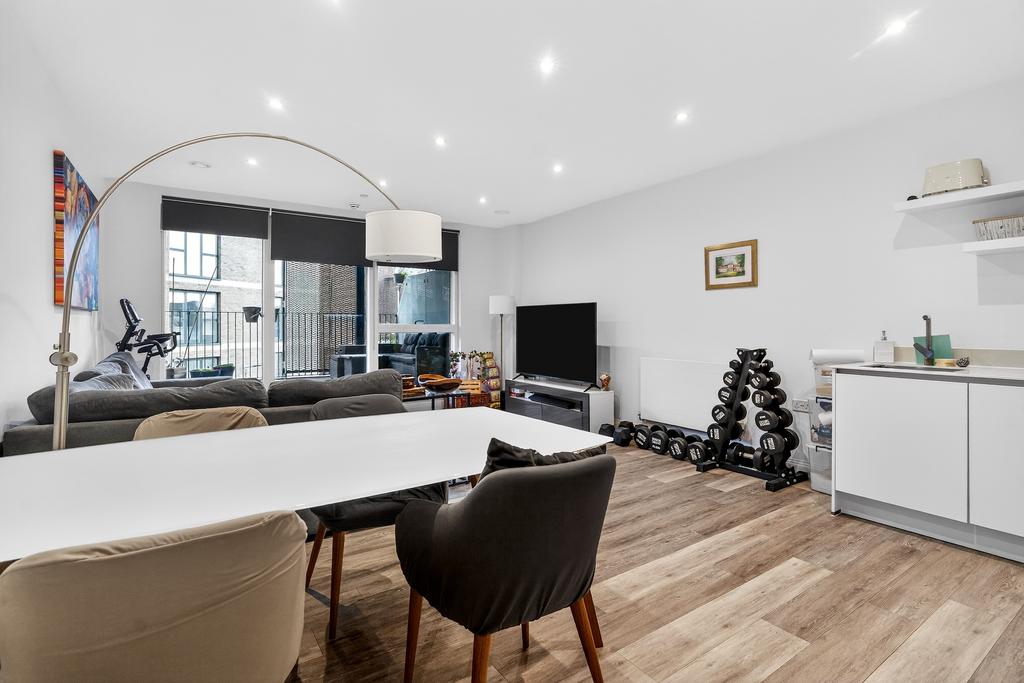 Open-plan living area, open plan living