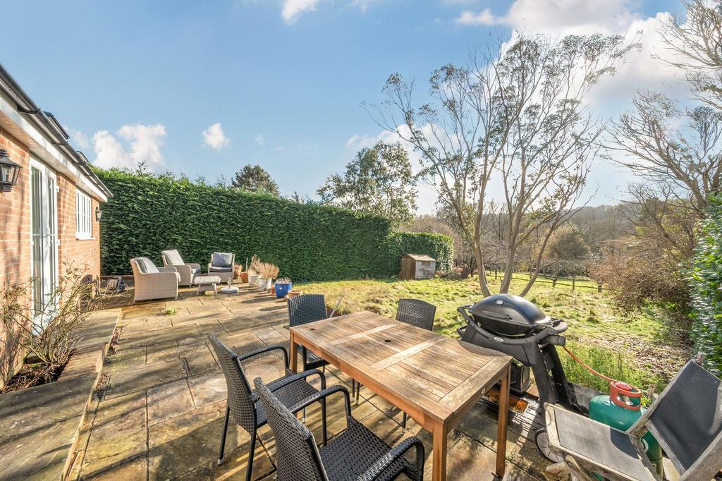 Patio Terrace Looking Onto Garden