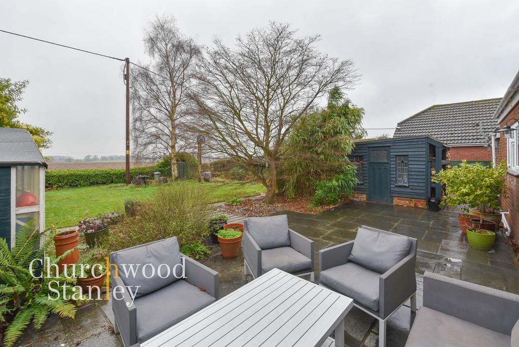 Patio and rear garden