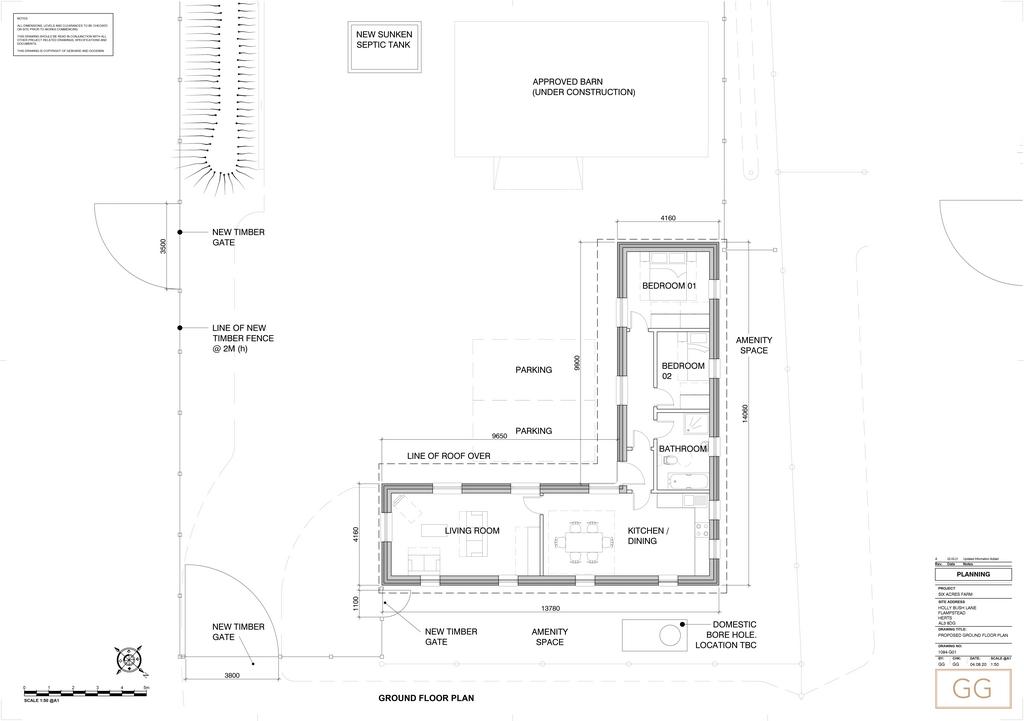 Proposed ground floor plans
