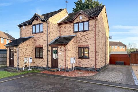 2 bedroom semi-detached house for sale, Barge Close, Wigston, Leicestershire, LE18