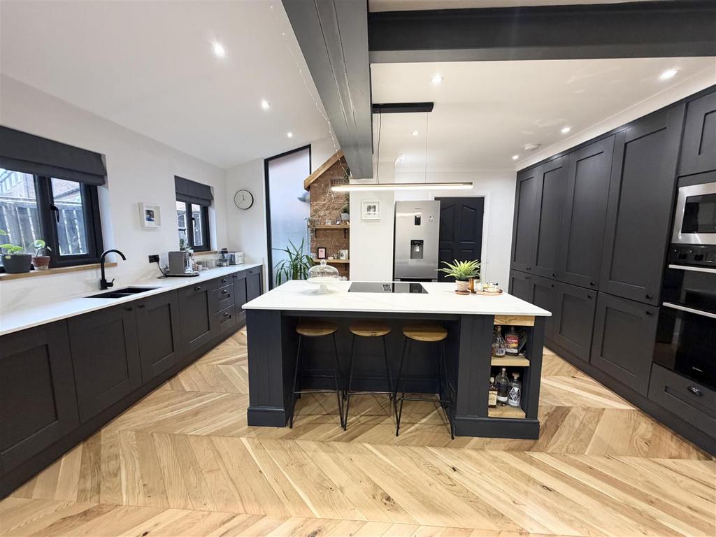 Open Plan Fitted Kitchen Dining Living Space