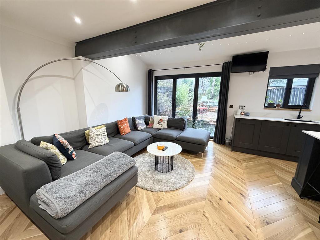 Open Plan Fitted Kitchen Dining Living Space