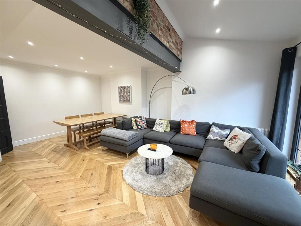 Open Plan Fitted Kitchen Dining Living Space