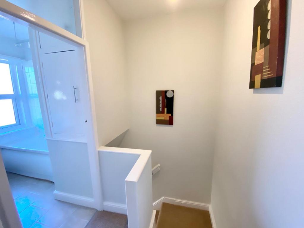 To the first floor landing: