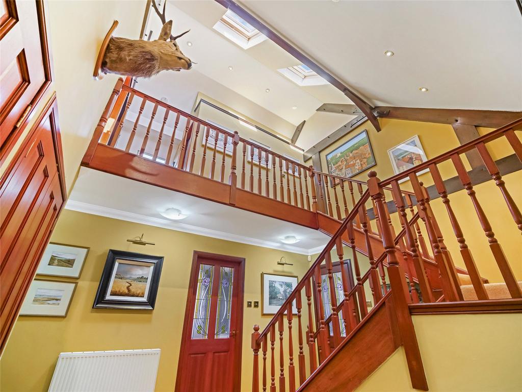Vaulted Hallway
