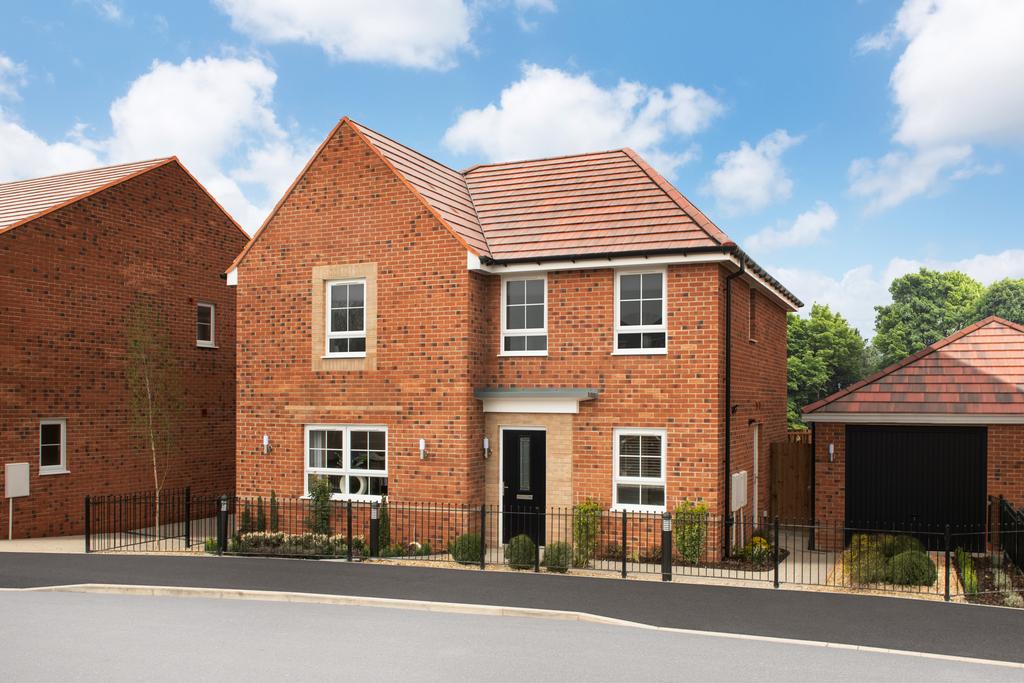 Outside view of 4 bedroom Radleigh home