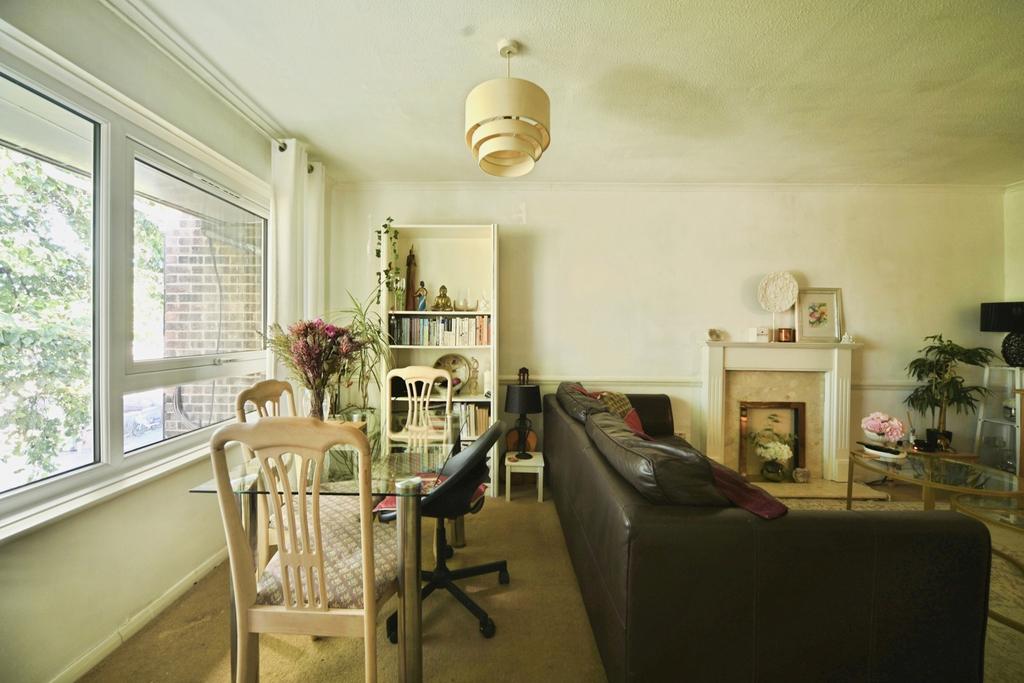 Living room, fireplace