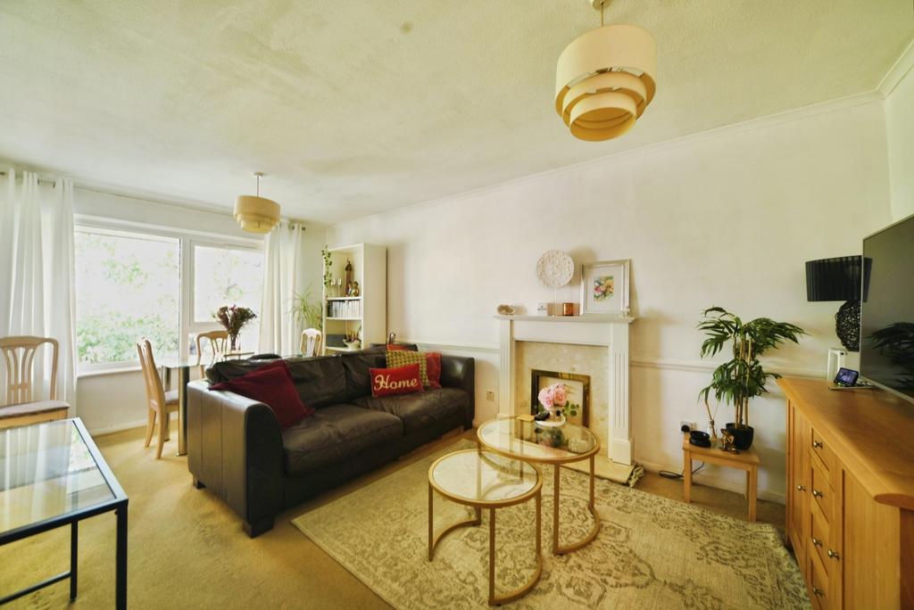 Living room, fireplace