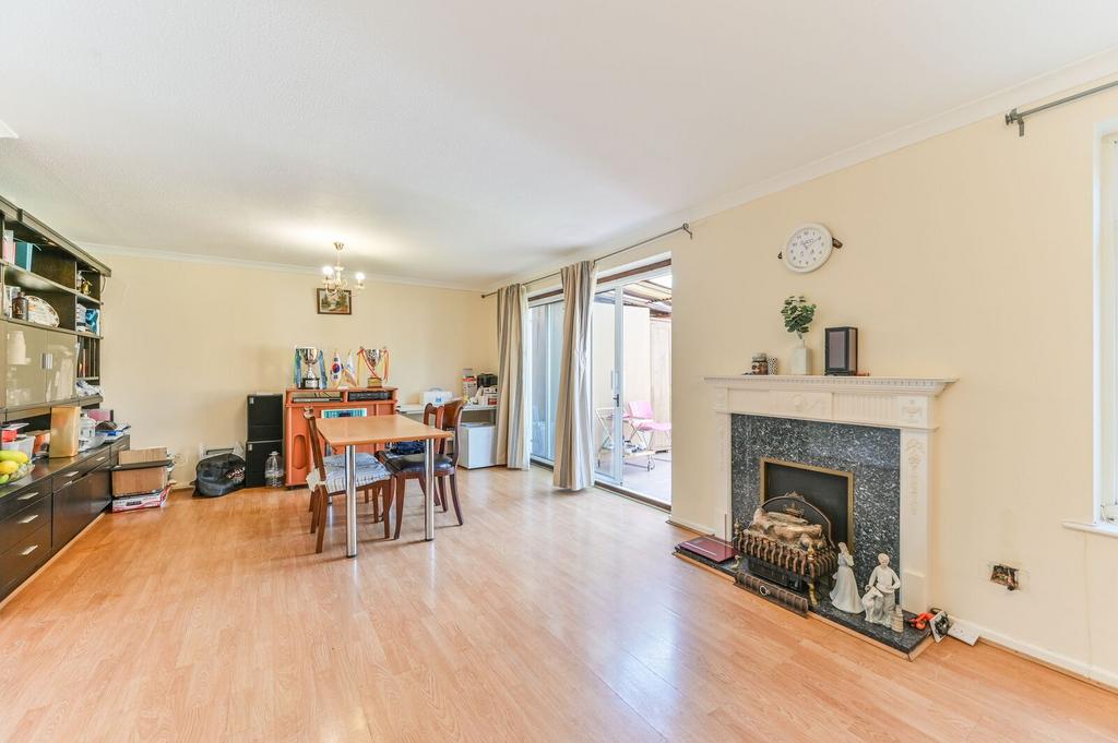 Open-plan living area, open plan living, fireplace