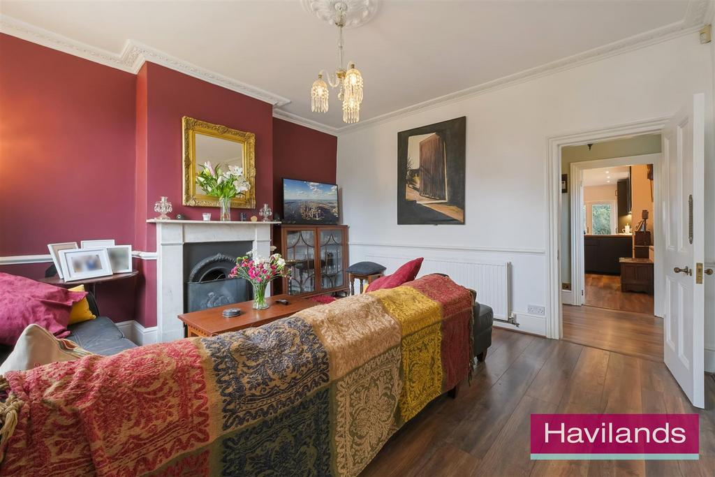 Living room, fireplace