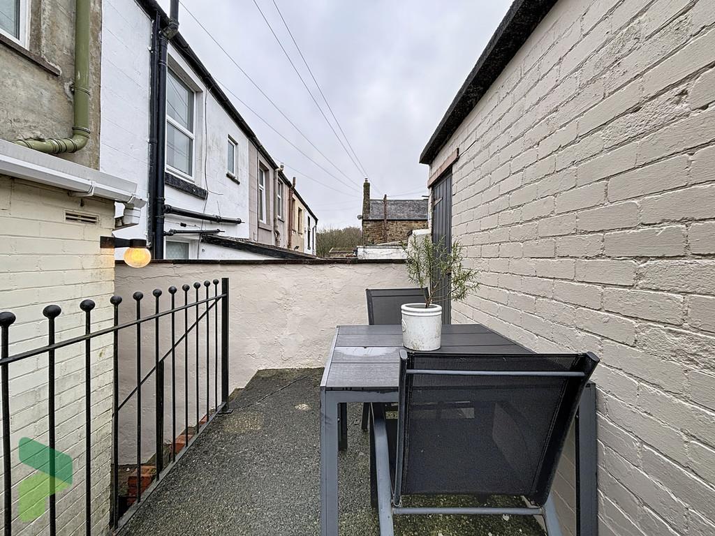 Rear of property