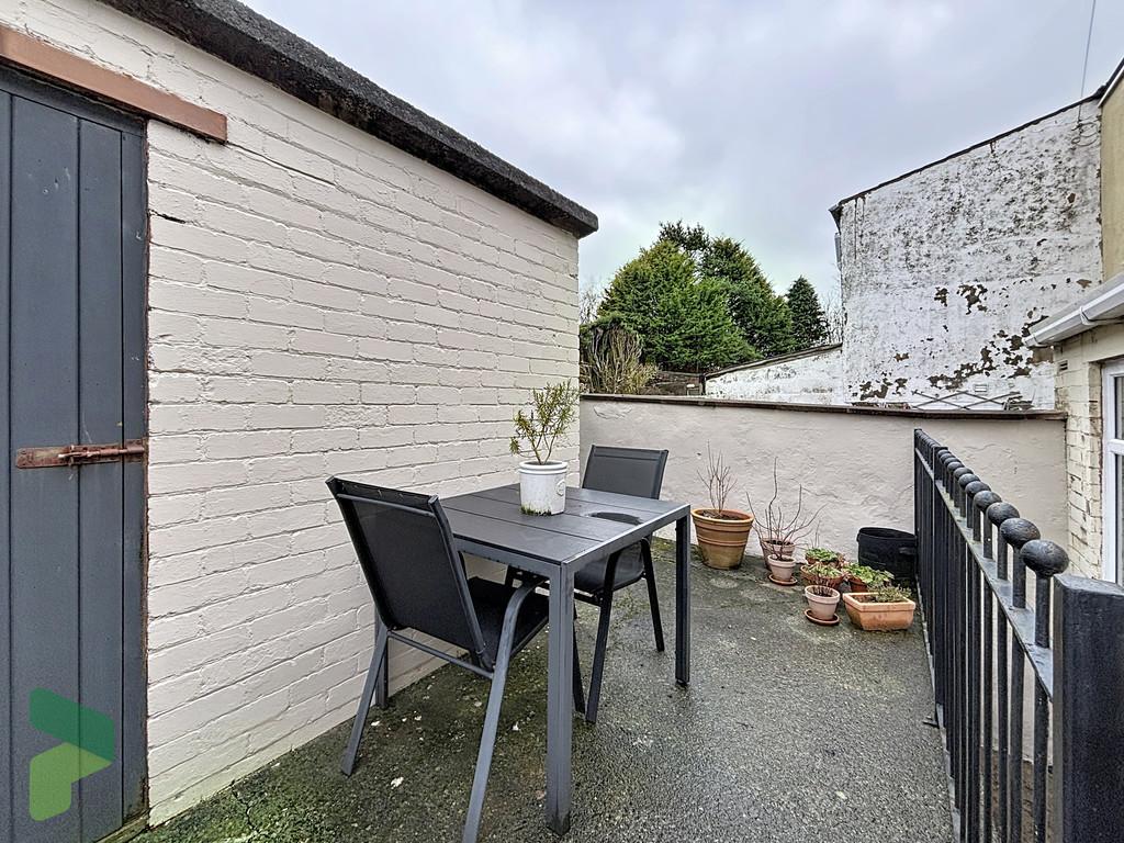 Rear of property