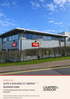 Office to rent, 37 Greenham Business Park Thatcham RG19 6HW