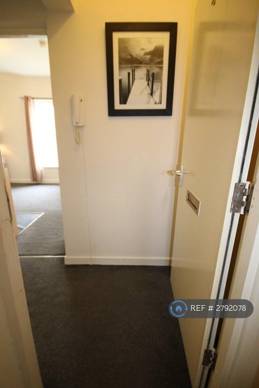 Flat Front Door, Hallway &amp; Lounge