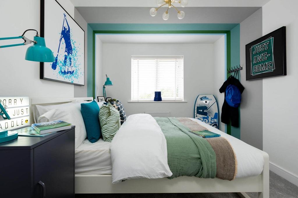 Double bedrooms are perfect for older children...