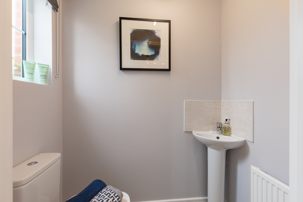 Convenient downstairs WC
