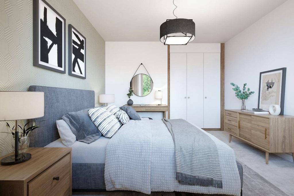 Benefiting from built in wardrobes