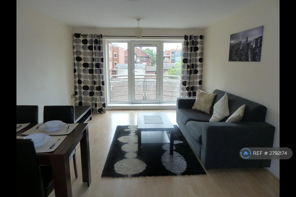 Living Room With French Door To Balcony