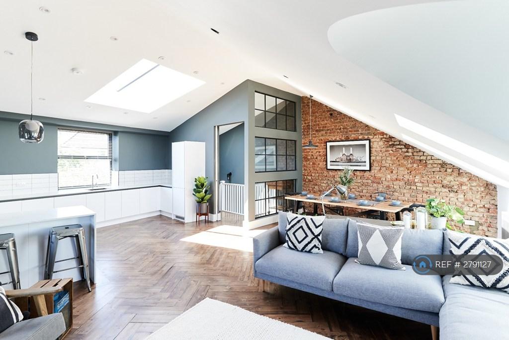 Open Living/Kitchen/Dining