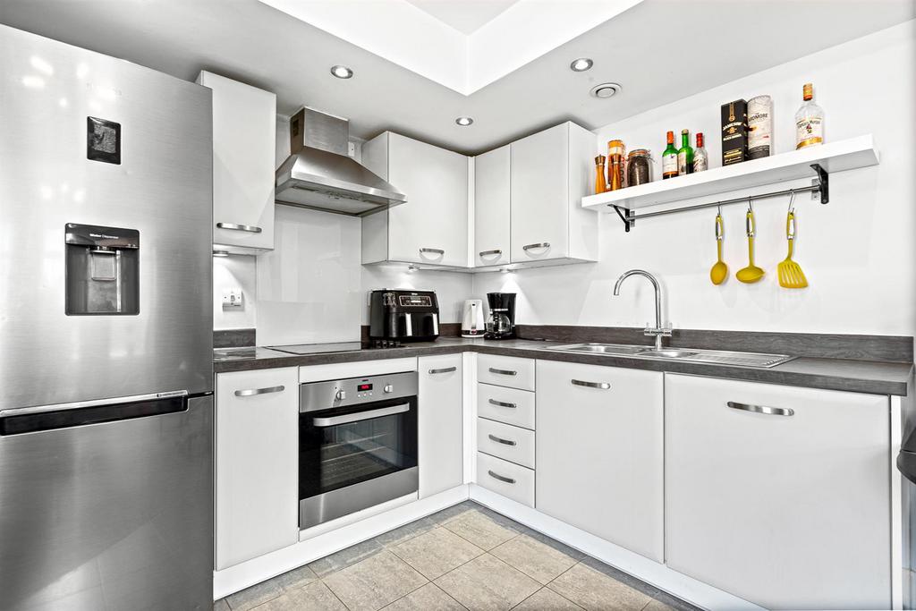Open plan kitchen area