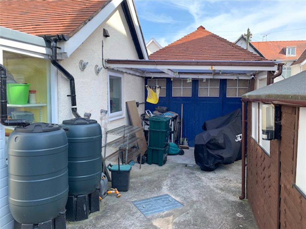 Rear Yard/Garage