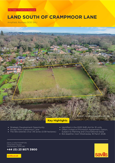 Land for sale, Crampmoor Ln Romsey SO51 9AJ