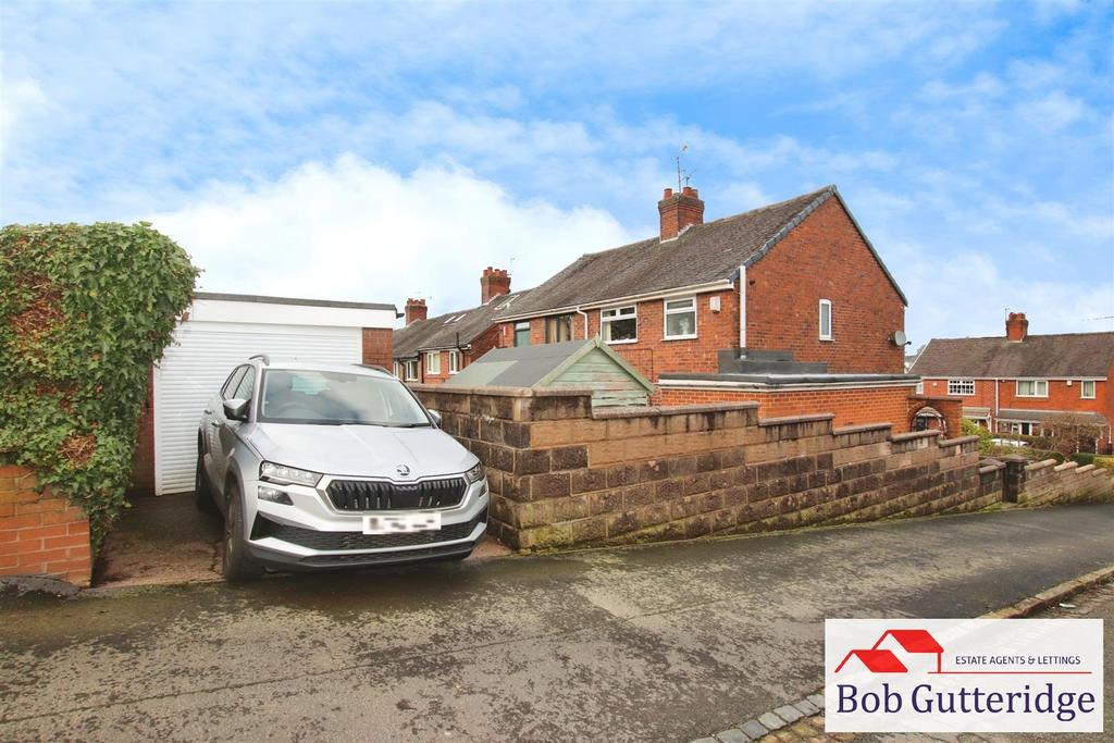 Brick built external garage