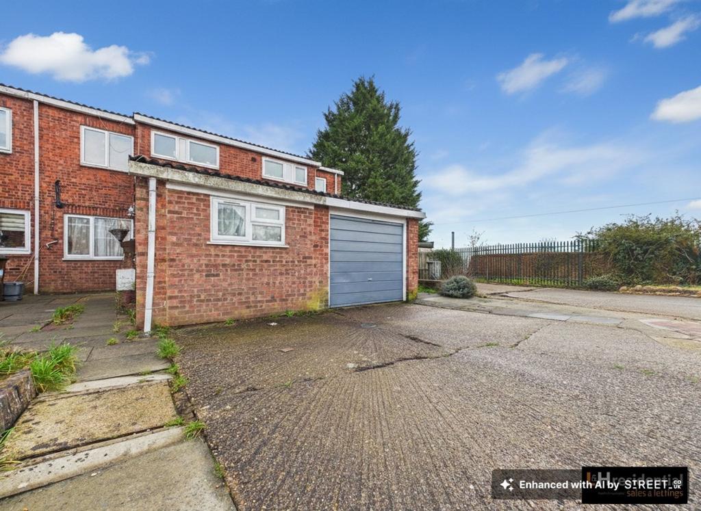House exterior, garage