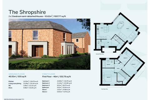 3 bedroom semi-detached house to rent, The Shropshire - Frank Cliffe Way, Middlewich, CW10