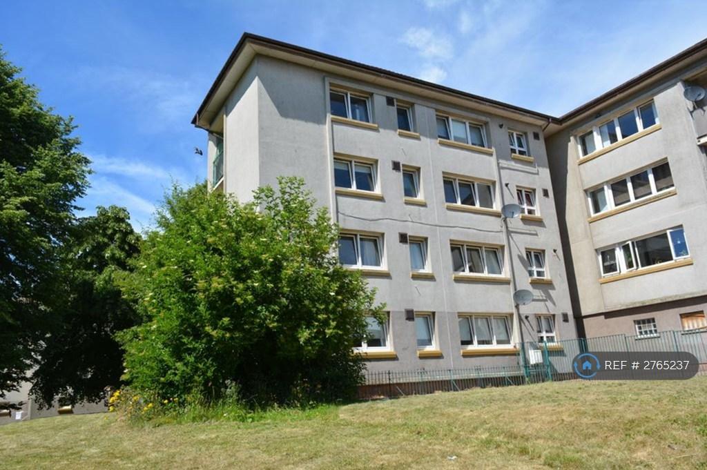 Side Of Building Showing Flat Windows Top Floor