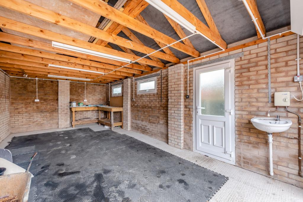 Garage/potential annex conversion