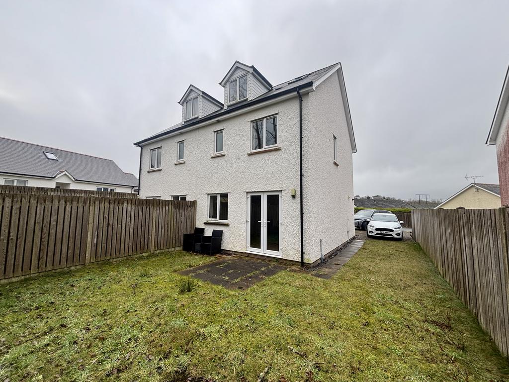 Rear of property