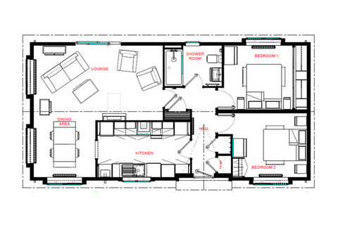 undefined, Two Bed Omar Image (40x20) 2026 The Orchards Park, Sleaford NG34