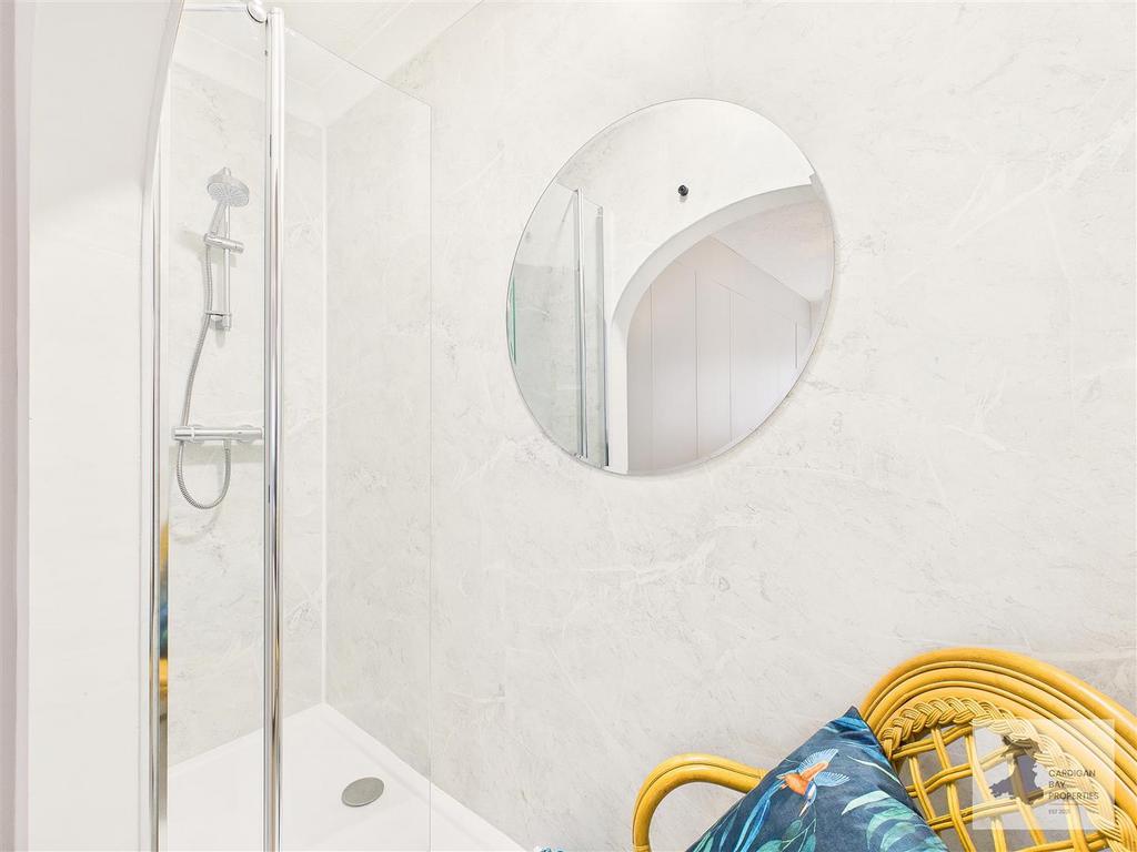 Shower area in master bedroom