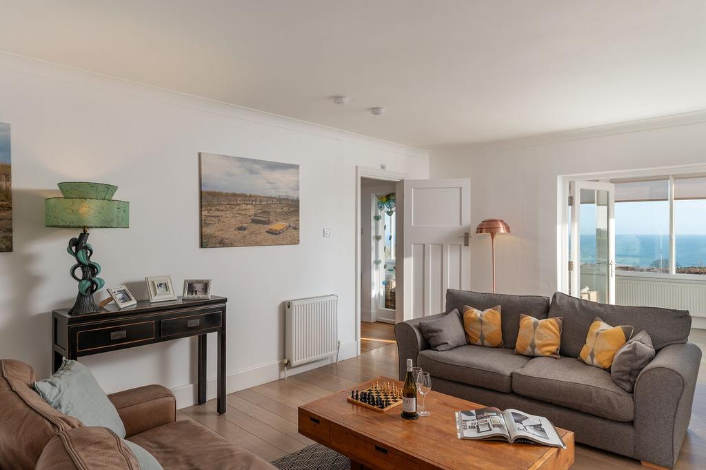 Living Room Seaway House, Strete, Dartmouth