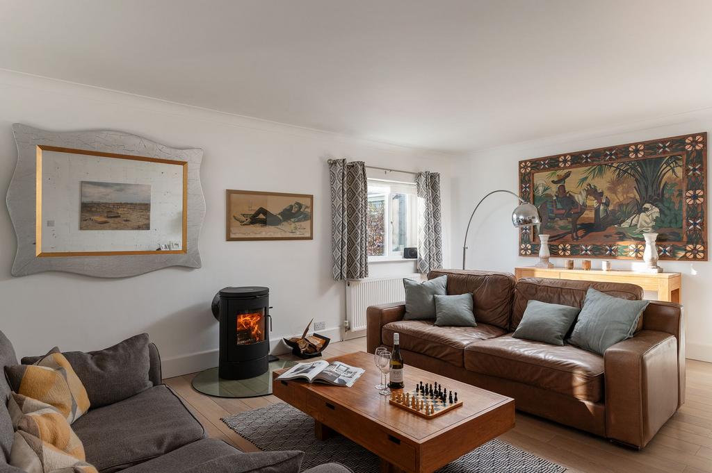 Living Room Seaway House, Strete, Dartmouth