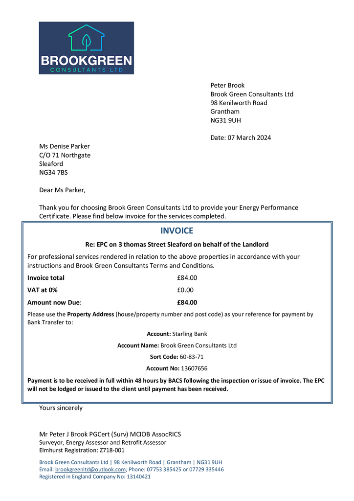 EPC Certificate