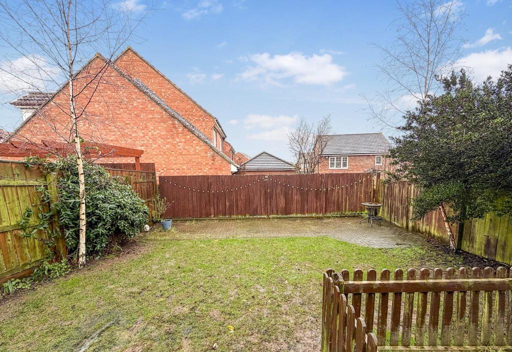 Rear garden