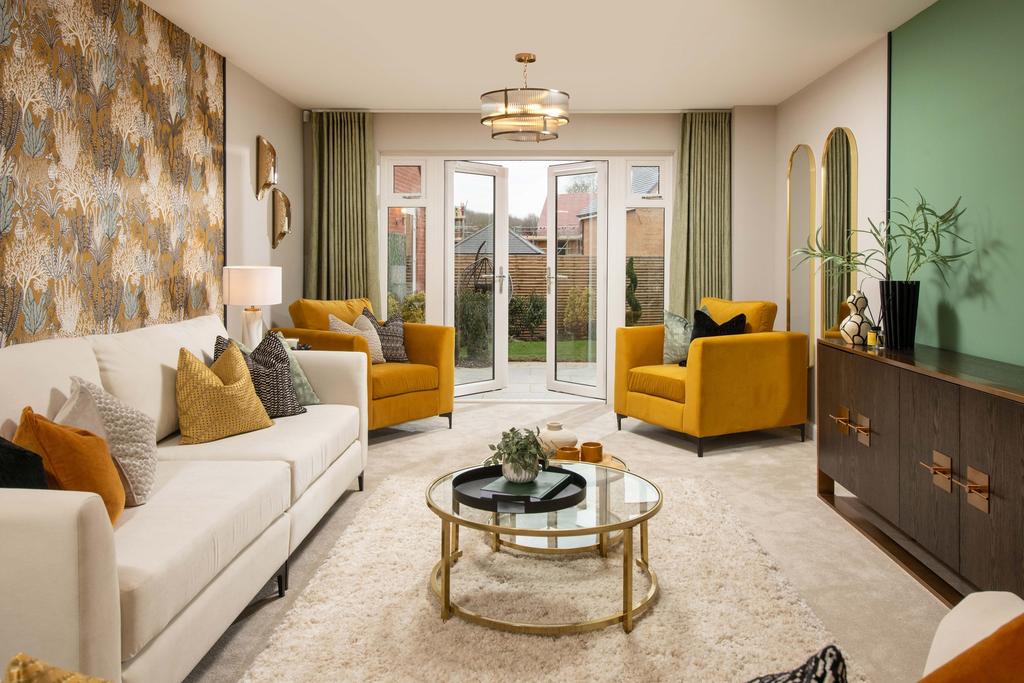 Lounge with french doors