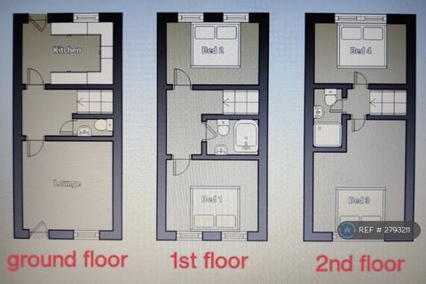 4 bedroom end of terrace house to rent, Chambers Street, Crewe, CW2