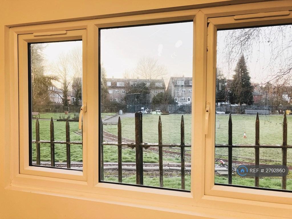 Home Office Window Looking On To The Park