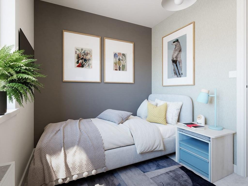 Bedroom 3 is perfect for a child's room, home...