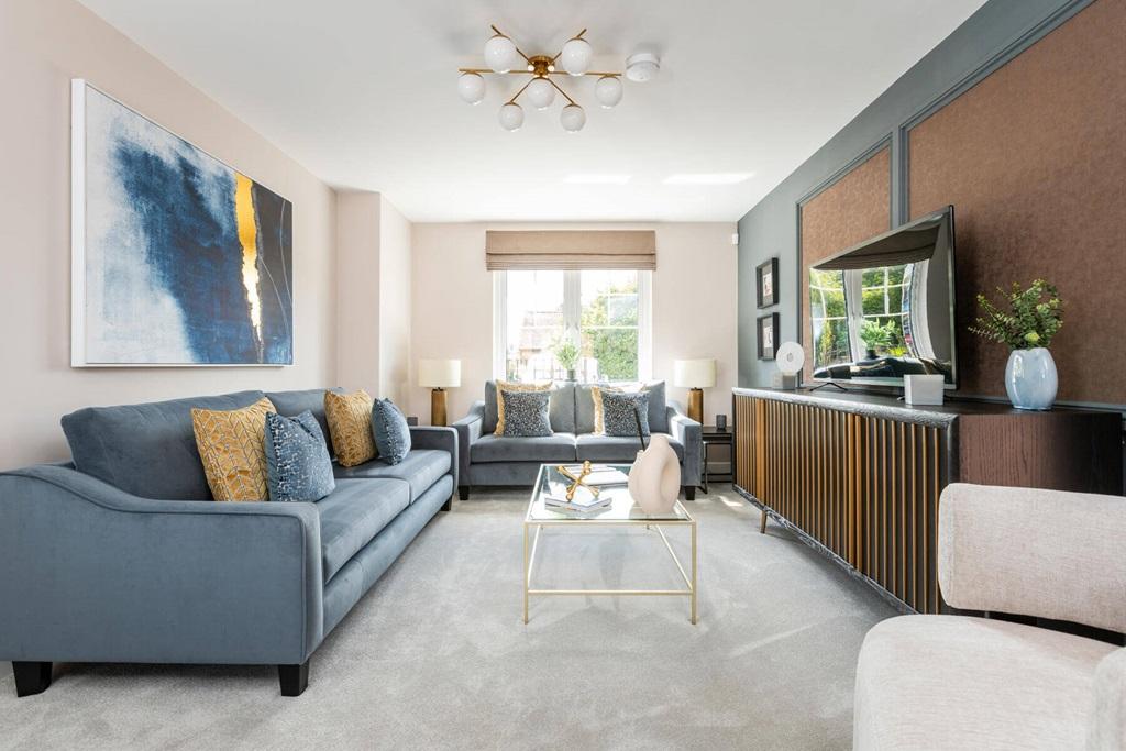 A bright and airy lounge makes space for the...