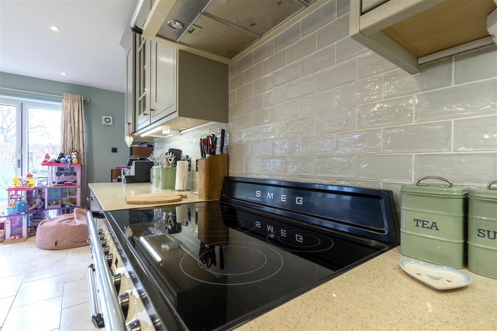 Living, dining, kitchen